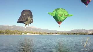 Darth Vader and Master Yoda hanging out at the Colorado Springs Labor Day Lift Off