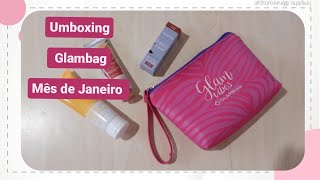 Umboxing Glambag Mês de Janeiro #glamboxbrasil #glambag #belezafeminina