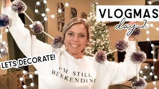 CHRISTMAS DECORATE WITH ME! Vlogmas Day 2 2020