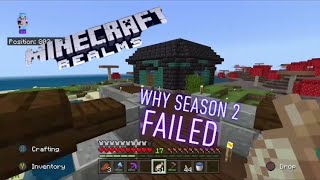 Season 2 of CastleCraft FAILED (Minecraft Bedrock Realm)