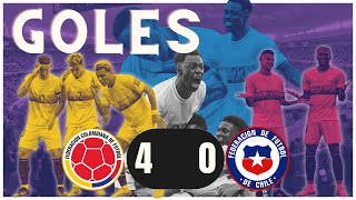 GOLES COLOMBIA VS CHILE - ELIMINATORIAS 2026 - RELATAN TATO SANINT Y J.J TRUJILLO