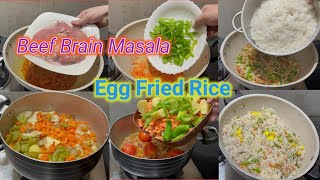 Egg Fried Rice | رزق کو ضائع ہونے سے بچائے| Leftover Vegetable Se Two Dishes Ready kry |Brain Masala