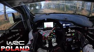 NEW WRC 24 is Here! First Race: Rally Poland | FANATEC DD+