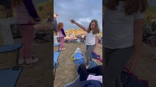 #shorts Redcar beach Dip body mind and soul. Nina & Lettie‘s first beach fire. #love #happy