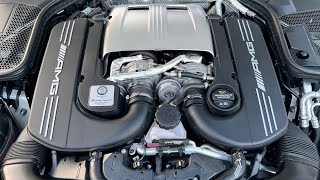 Mercedes C63 ￼ 2018 engine oil change AMG OIL AND FILTER