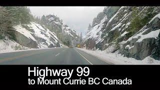 Highway 99 to Mount Currie BC Canada