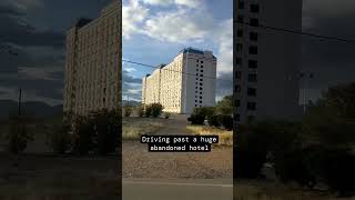 Huge abandoned hotel/casino from the road and had to stop to check it out! #abandoned #urbanexplorer