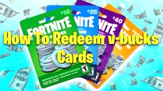 Fortnite: How To Redeem V-Bucks Card? (FREE V-Bucks Cards!!!)