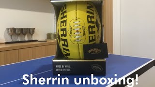 AFL KB Sherrin unboxing!