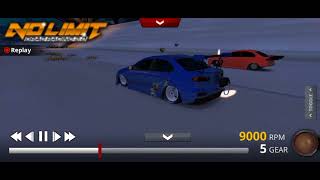 No limit drag racing 2.0 v2.0.4 Twin Turbo Mitsubishi Evo X  Prepped ¼ @5.396 et