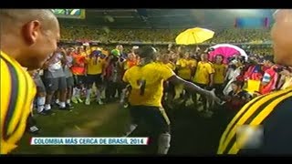 Baile de Armero - Colombia 1 vs Ecuador 0 - 06/Septiembre/2013 - Curiosa celebracion