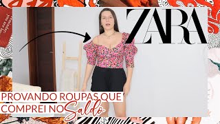 PROVANDO AS ROUPAS QUE COMPREI NA ZARA