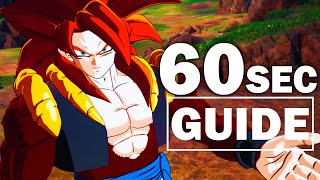 How to Play SSJ4 Gogeta in Dragon Ball Sparking Zero! 60 Second Guide