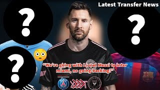 🚨 Breaking: Big players going with Lionel Messi to Inter Miami 😳|  "Money is not a problem for me"