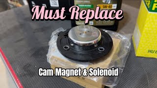 MK6 VW Jetta Intake Cam Magnet & Solenoid Replacement | Error code: P0241 and P0011