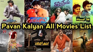 Pavan Kalyan Hits and Flops All Telugu movies List up to Bheemla Nayak