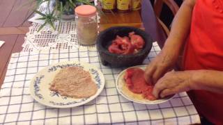 Cómo hacer milanesas de res y arroz rojo fácil y rápido