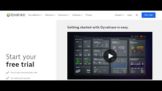 Register A Dynatrace Trial Account