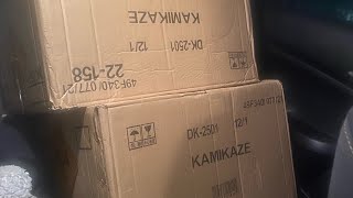 Two cases of kamikazes followed by two trap house soda cans