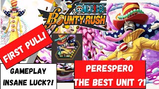 GAMEPLAY + PULLS | PEROSPERO is BROKEN?! 1st Pull! MUST SUMMON ONE PIECE BOUNTY RUSH |GREEN ATTACKER