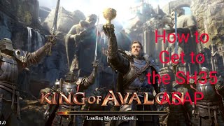 King of Avalon : How to Get to the SH35 ASAP