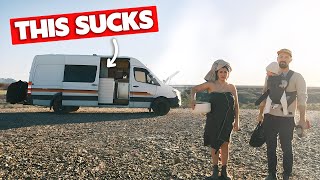 Vanlife reality strikes...