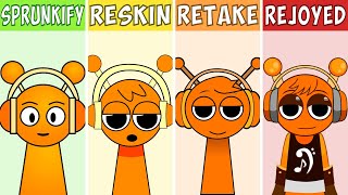 Incredibox Sprunki ALL SOUNDS - Sprunkify VS Reskin VS Retake VS Rejoyed