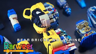 Bear Bricks Wolverine | Speed Build | Unofficial Lego