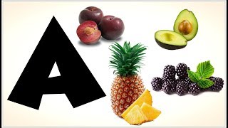 Alfabeto das FRUTAS em Português || ABC Completo ||  (Com Alguns Animais, Comidas e Plantas)