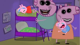 Peppa Zombie Apocalypse, Zombies attack Peppa in the bedroom 🧟 ♀️ | Peppa Pig Funny Animation