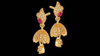 Latest Gold And Diamond Earring Designs