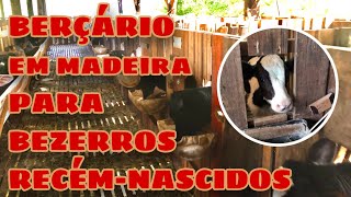 BEZERREIRO DE MADEIRA PARA BEZERROS MESTIÇOS - PARTE 2