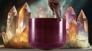 Manifest Your Dreams with the 11” Magenta Crystal Singing Bowl | Sacred Singing Bowls | 149 Hz