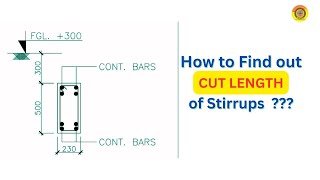 Stirrups in Beam || How to find Cut Length#bbs#civilengineering #construction  #vimutti_coe