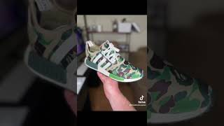 Breaking into the personal collection: Adidas X Bape Green Camo NMD