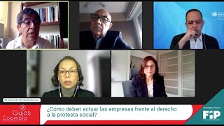 Webinar| ¿Cómo deben actuar las empresas frente al derecho a la protesta social?