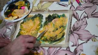 Abstract Painting - Mimose astratte - 8 marzo