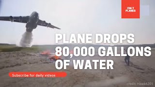 Plane drops 80,000 gallons of water | compilation (Only planes)