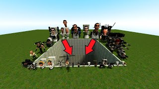 ALL SKIBIDI TOILETS (1-69) VS TITANS + MULTIVERSE AND FANMADE CHARACTERS In Garry's Mod! Compilation