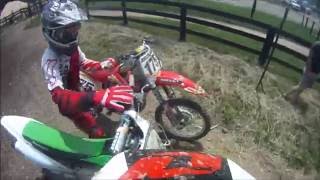 Riding at Tomahawk mx 6-11-16