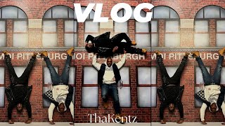 VLOG: SUPPORTING FRIENDS, MUSEUM OF ILLUSIONS, HAPPY HOUR, SHOPPING, DINNER PARTY & MORE @ThaKentz