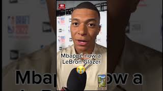 Guys Mbappe is know a LeBron’s glazer 😭🤦🏼 #fypシ゚ #football #trending #mbappe #goat #edit