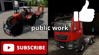 Building concrete production/new MAN/heavy transport with new MAN |Public Work |Fs22 |Ps4