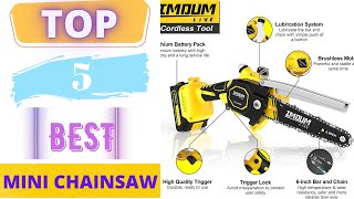 TOP 5 Best Mini Chainsaw 2023 -Best Mini Chainshaw Cordless 2023