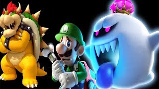 Final Boss Luigi Vs Bowser - Luigi's Mansion - Luigi Saved Mario Halloween Games Part 4