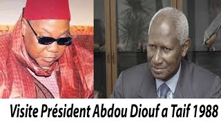 Visite President Abdou Diouf a Taif 1988