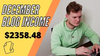 December 2021 Income Report - Highest Month This Year!! (Niche Site Income)