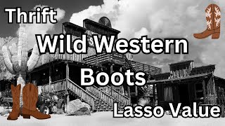 Unlocking Value in Thrift Store Western Boots, Condition and more #resale #ecommerce #westernboots