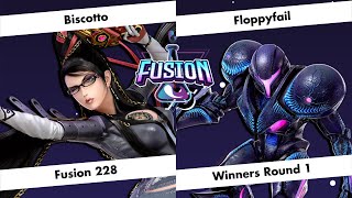 Fusion # 228 - Biscotto (Bayonetta) vs Floppyfail (Dark Samus) - Winners Round 1