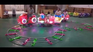 Theme park kids rides mini track train 008613733663101